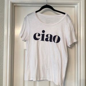 Ciao graphic t-shirt from Target